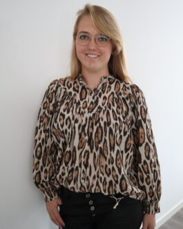 Blouse met plooien