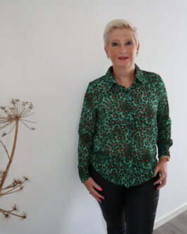 Blouse met tijgerprint