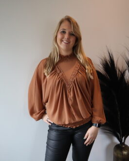 Blouse met vleermuismouwen