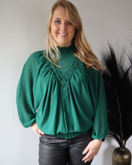 Blouse met vleermuismouwen