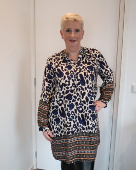 Tuniek met giraffe print