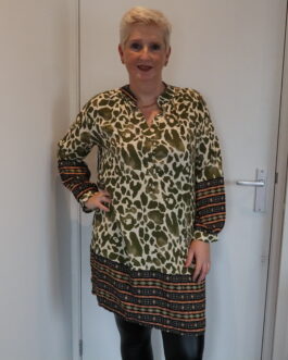 Tuniek met giraffe print